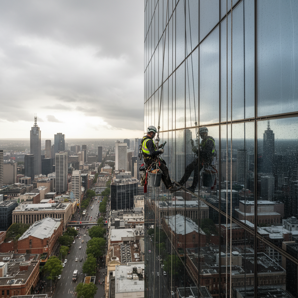 Window cleaning after storms