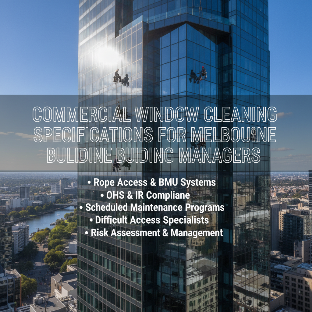 Commercial Window Cleaning Specifications for Melbourne Building Managers