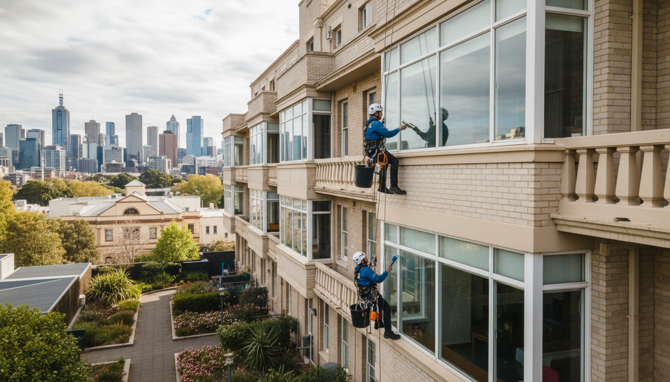 Window cleaning for aged care facilities